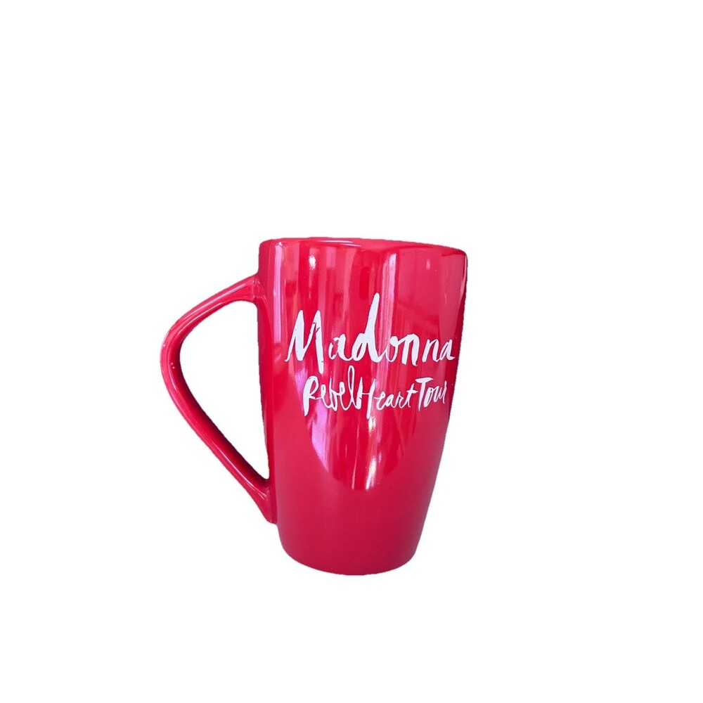 Madonna Red Rebel Heart Concert Tour Large Coffee Mug Merchandise Cup Souvenir